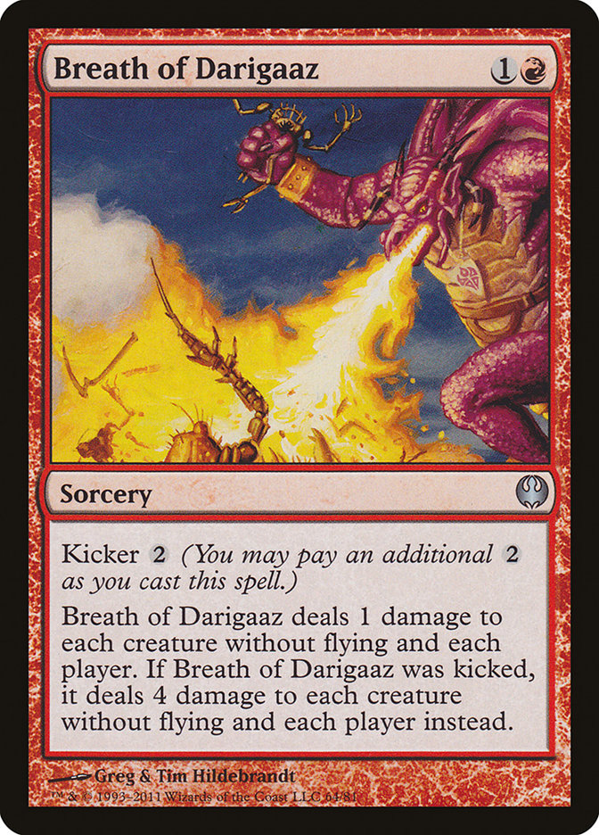 Breath of Darigaaz [Duel Decks: Knights vs. Dragons] | Card Citadel
