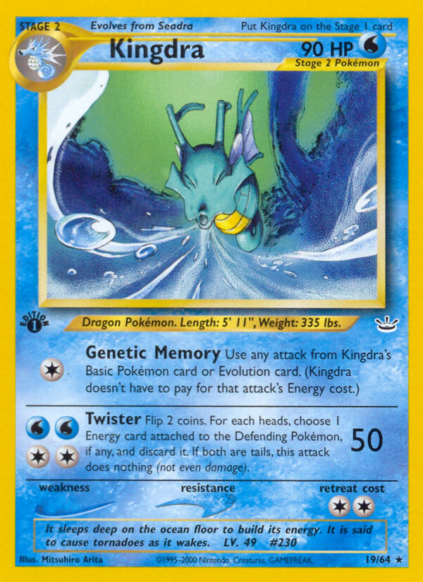 Kingdra (19/64) [Neo Revelation 1st Edition] | Card Citadel