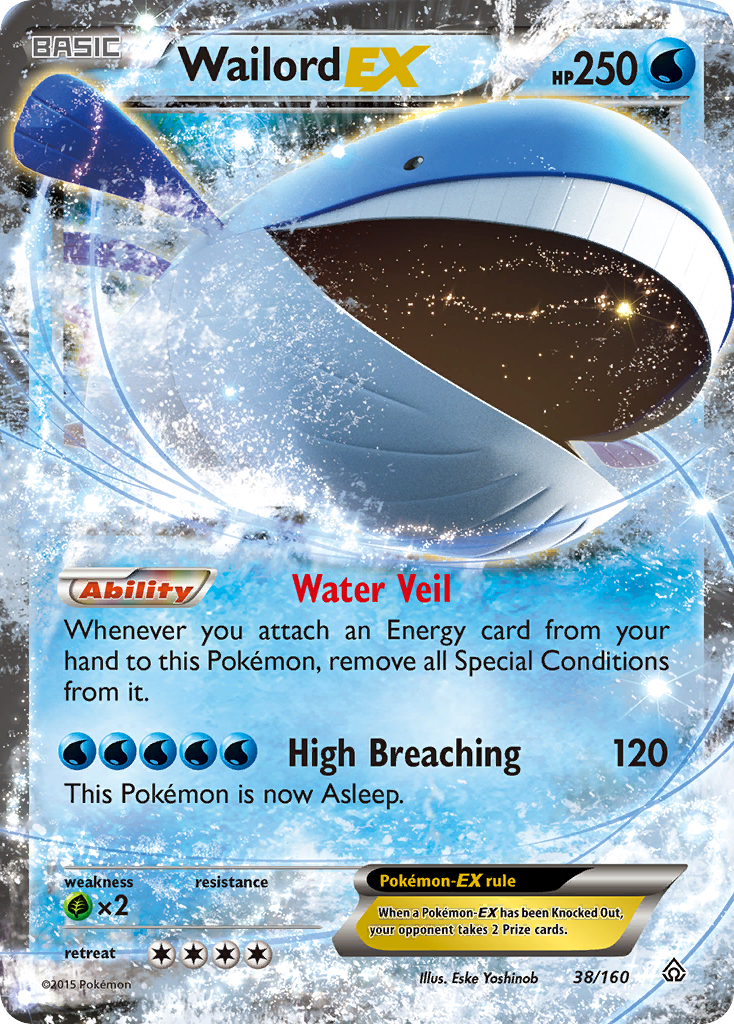 Wailord EX (38/160) [XY: Primal Clash] | Card Citadel