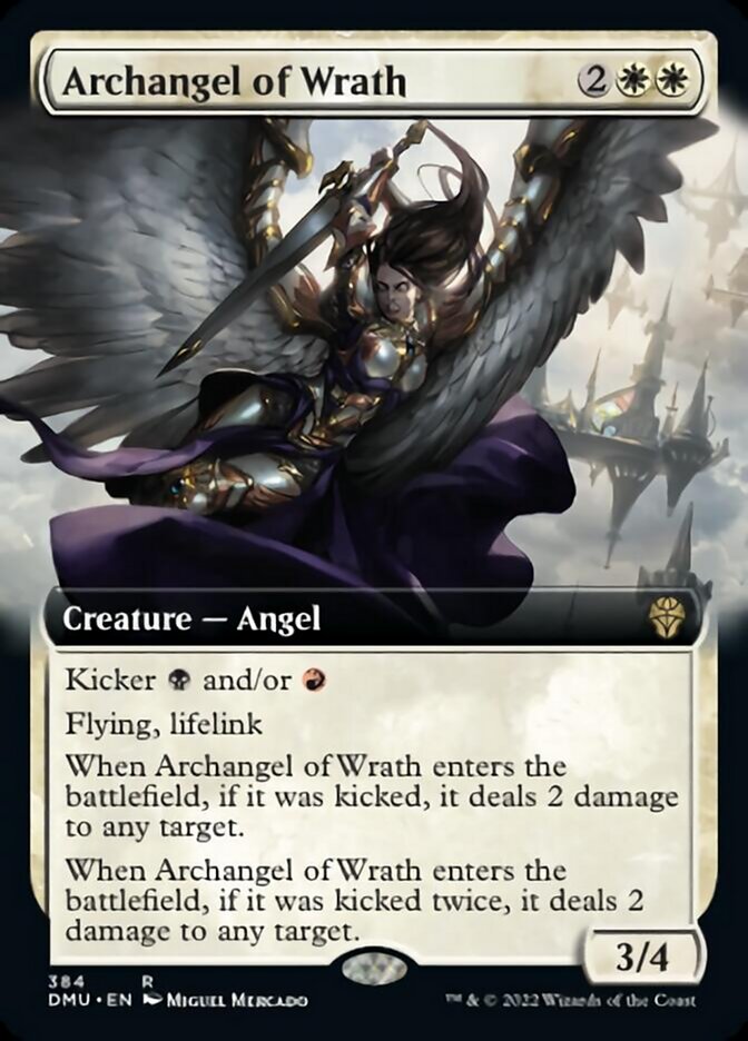 Archangel of Wrath (Extended Art) [Dominaria United] | Card Citadel