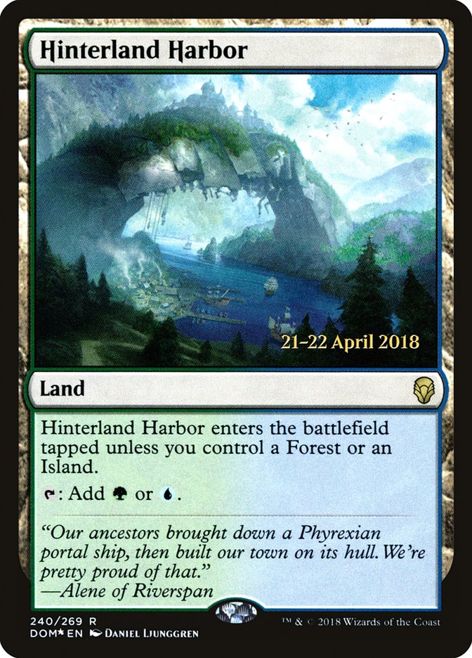 Hinterland Harbor [Dominaria Promos] | Card Citadel