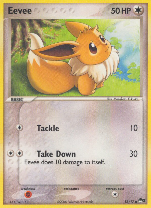 Eevee (13/17) [POP Series 3] | Card Citadel