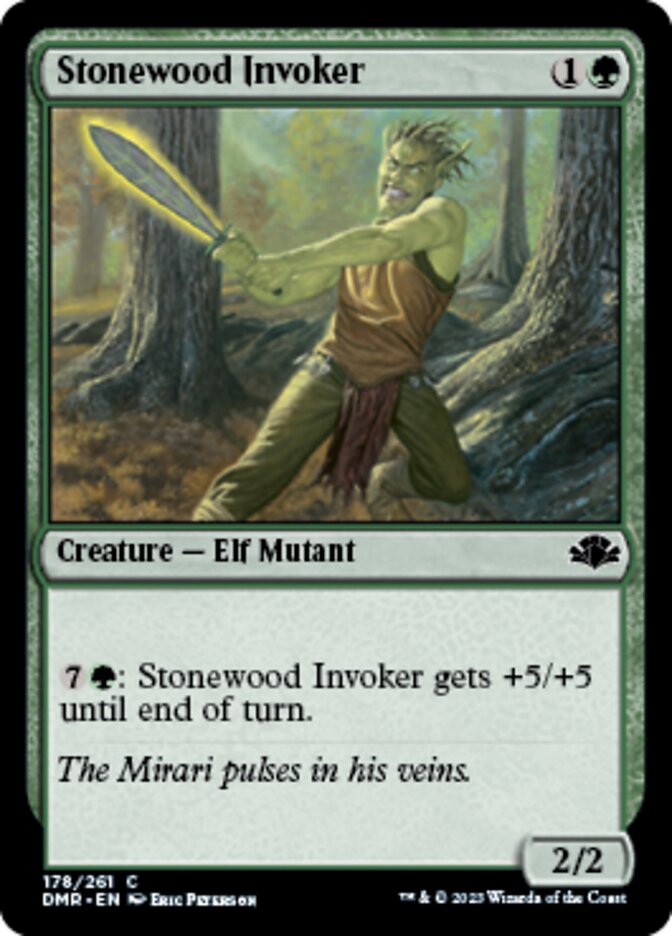 Stonewood Invoker [Dominaria Remastered] | Card Citadel