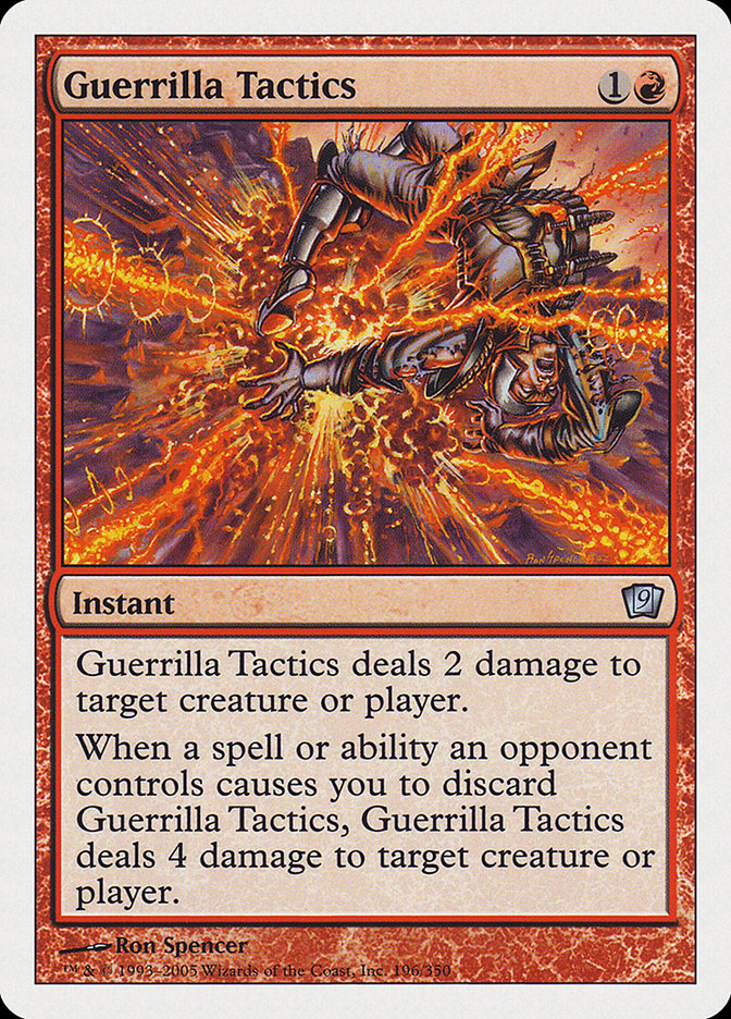 Guerrilla Tactics [Ninth Edition] | Card Citadel