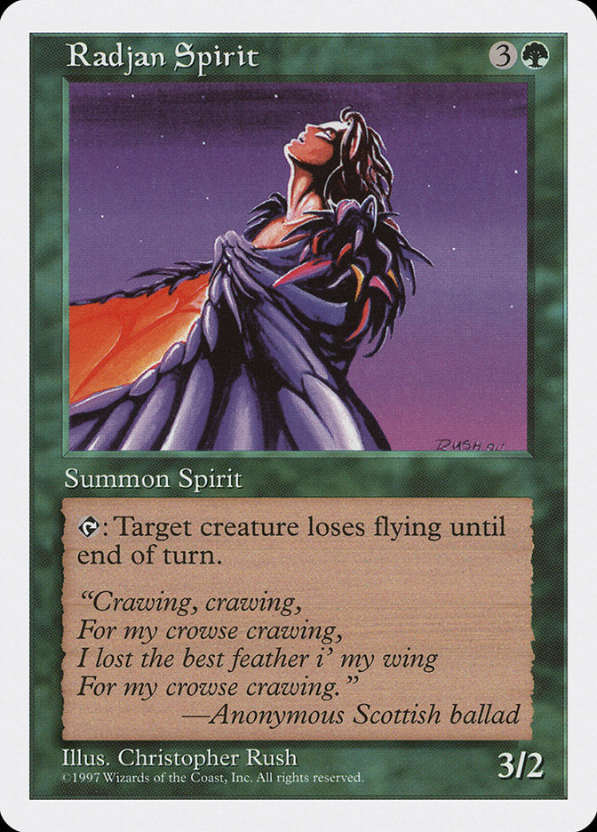 Radjan Spirit [Fifth Edition] | Card Citadel