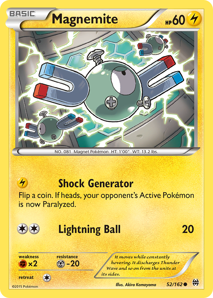 Magnemite (52/162) [XY: BREAKthrough] | Card Citadel