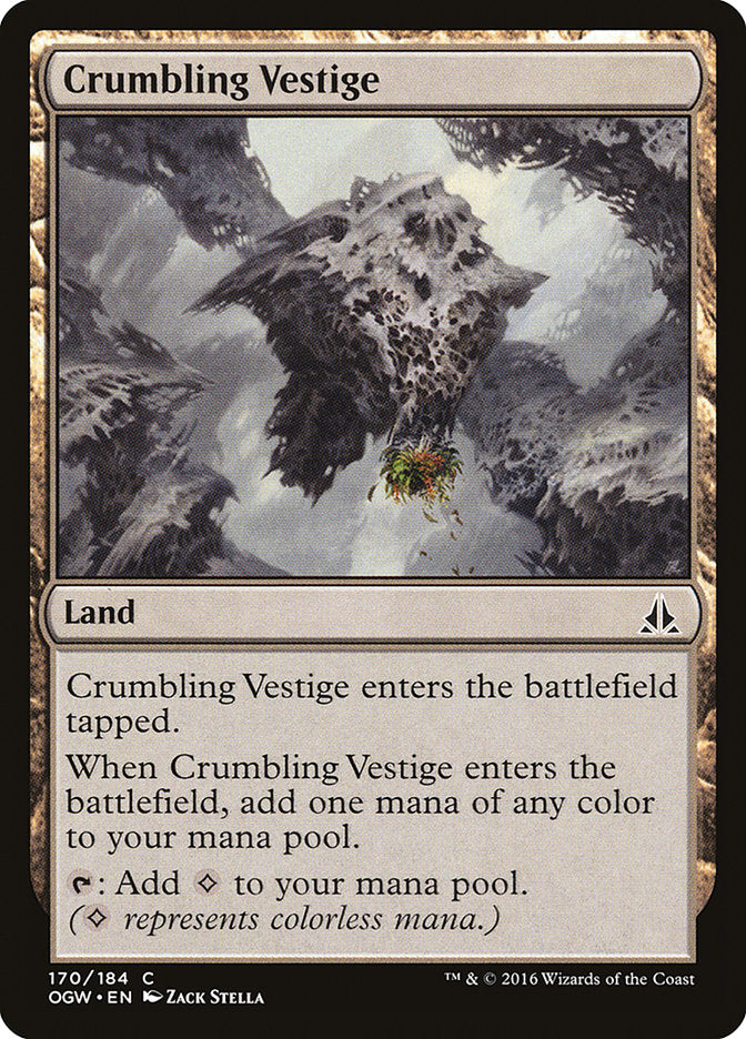 Crumbling Vestige [Oath of the Gatewatch] | Card Citadel