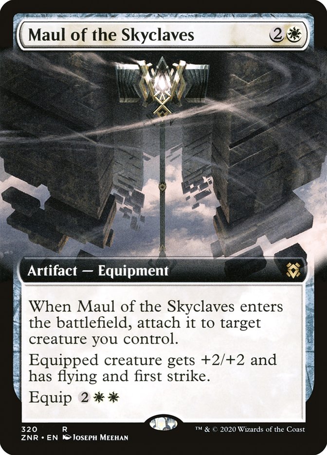 Maul of the Skyclaves (Extended Art) [Zendikar Rising] | Card Citadel