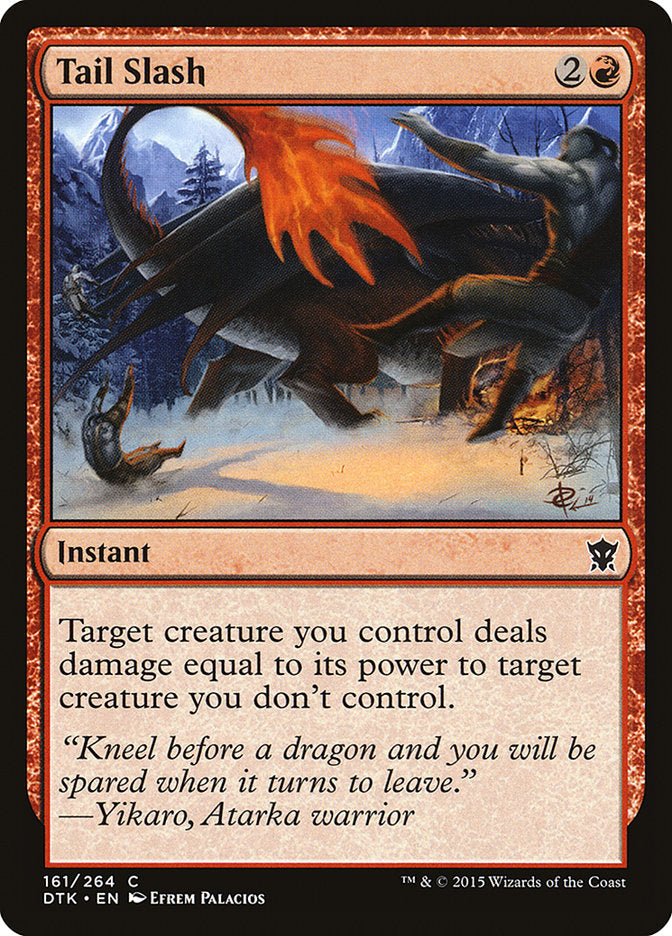 Tail Slash [Dragons of Tarkir] | Card Citadel