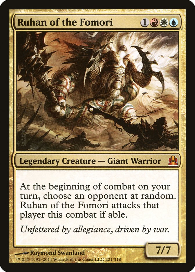 Ruhan of the Fomori [Commander 2011] | Card Citadel