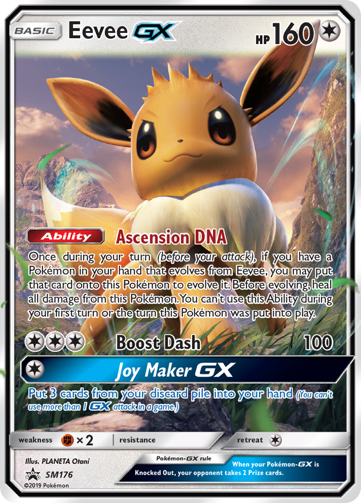 Eevee GX (SM176) (Jumbo Card) [Sun & Moon: Black Star Promos] | Card Citadel