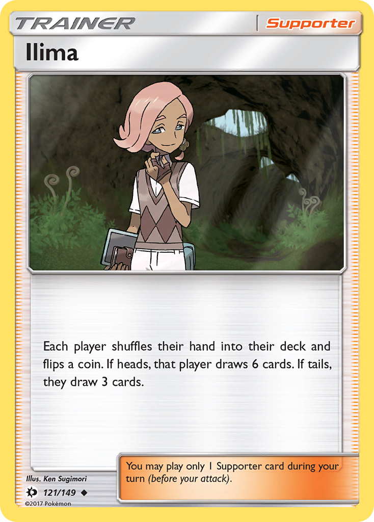 Ilima (121/149) [Sun & Moon: Base Set] | Card Citadel