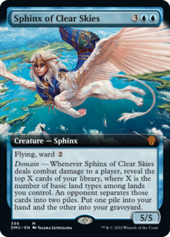 Sphinx of Clear Skies (Extended Art) [Dominaria United] | Card Citadel