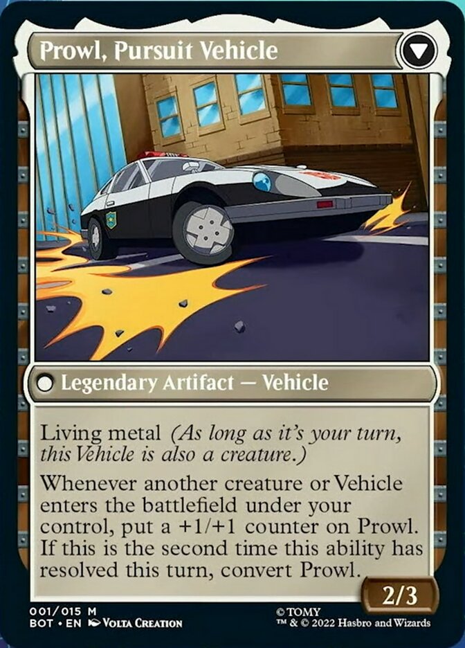 Prowl, Stoic Strategist // Prowl, Pursuit Vehicle [Universes Beyond: Transformers] | Card Citadel