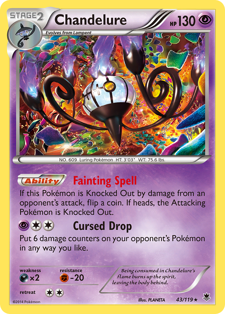 Chandelure (43/119) [XY: Phantom Forces] | Card Citadel