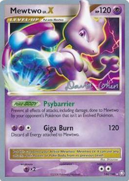 Mewtwo LV.X (144/146) (Stallgon - David Cohen) [World Championships 2009] | Card Citadel