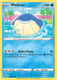 Wailmer (031/185) [Sword & Shield: Vivid Voltage] | Card Citadel