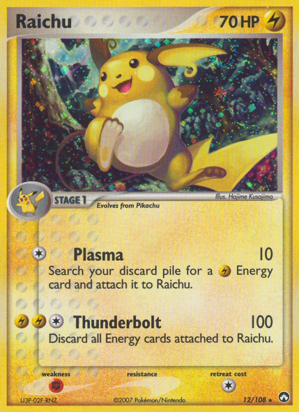 Raichu (12/108) [EX: Power Keepers] | Card Citadel