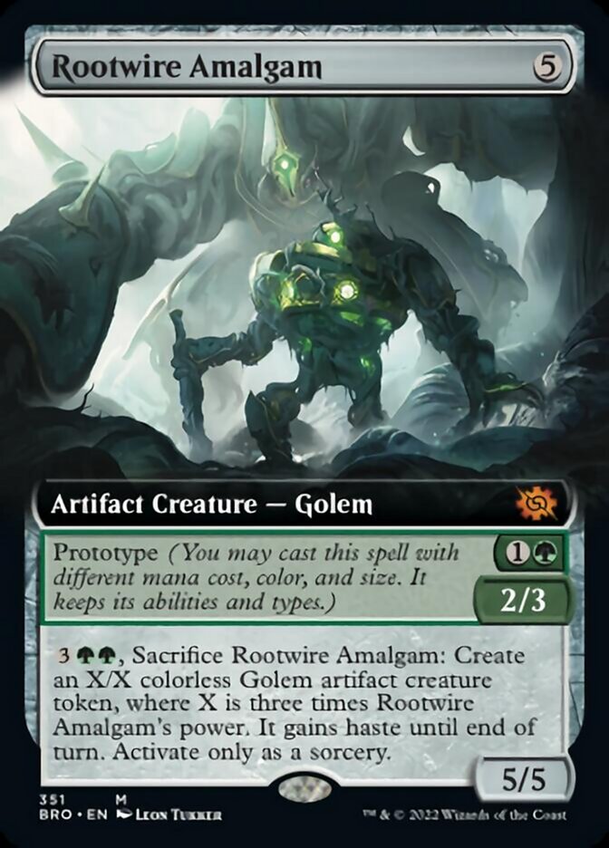 Rootwire Amalgam (Extended Art) [The Brothers' War] | Card Citadel