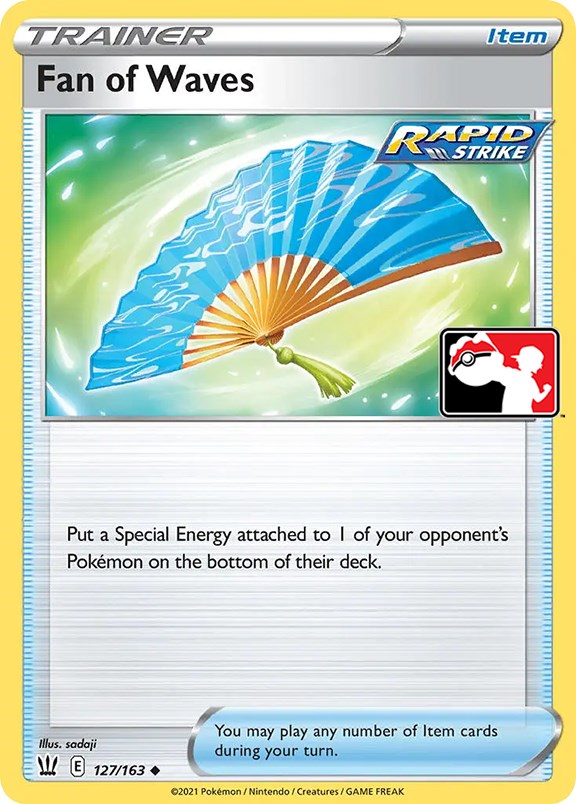Fan of Waves (127/163) [Prize Pack Series One] | Card Citadel