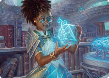 Zimone, Quandrix Prodigy Art Card [Strixhaven: School of Mages Art Series] | Card Citadel