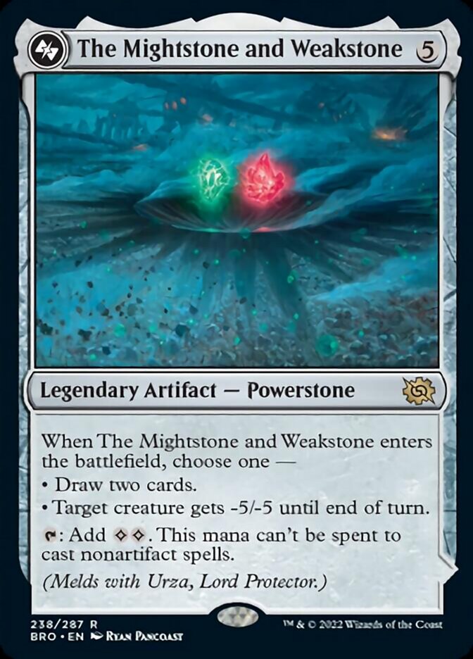 The Mightstone and Weakstone [The Brothers' War] | Card Citadel