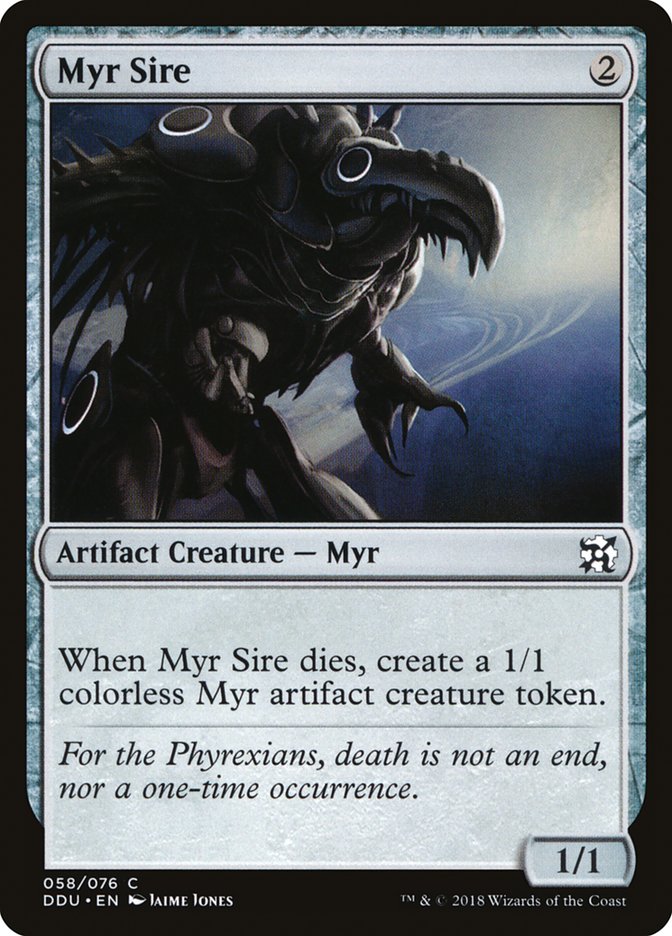 Myr Sire [Duel Decks: Elves vs. Inventors] | Card Citadel