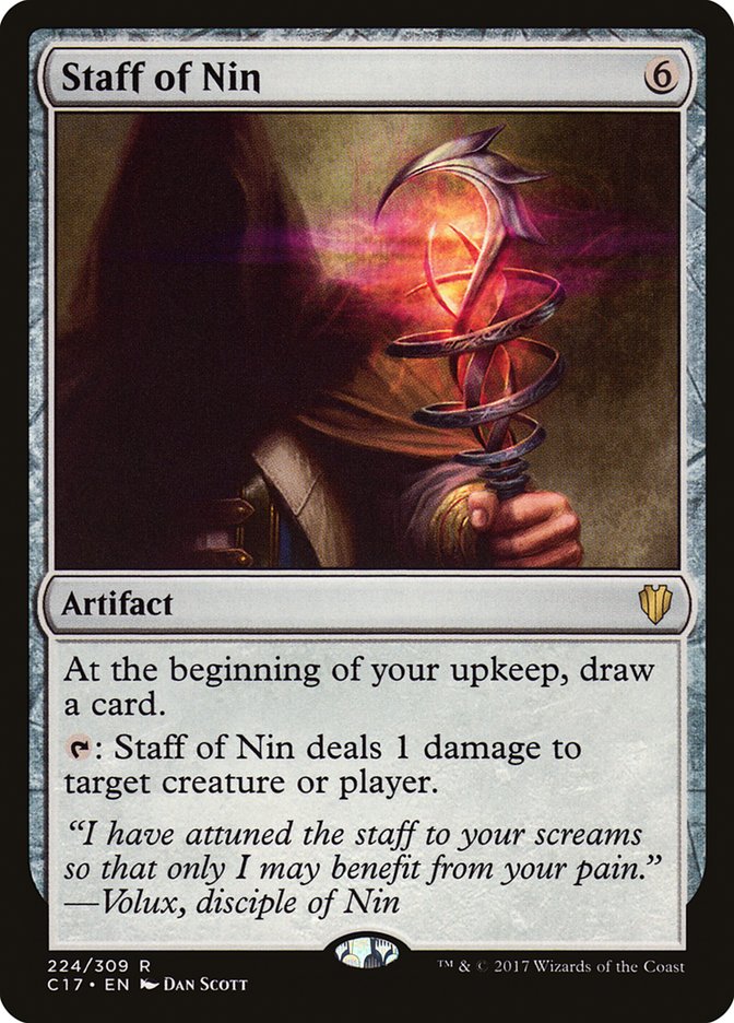 Staff of Nin [Commander 2017] | Card Citadel