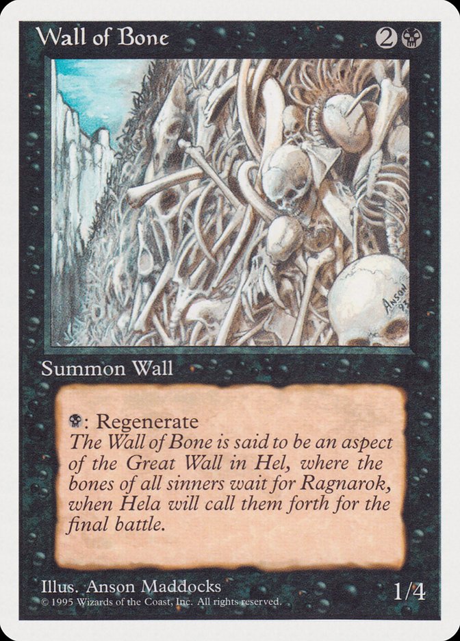 Wall of Bone [Rivals Quick Start Set] | Card Citadel