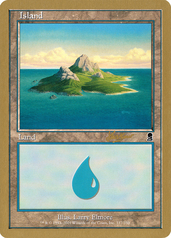 Island (shh337) (Sim Han How) [World Championship Decks 2002] | Card Citadel