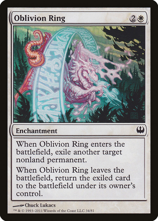 Oblivion Ring [Duel Decks: Knights vs. Dragons] | Card Citadel