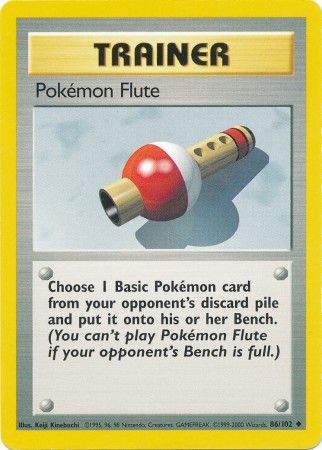 Pokemon Flute (86/102) [Base Set Unlimited] | Card Citadel