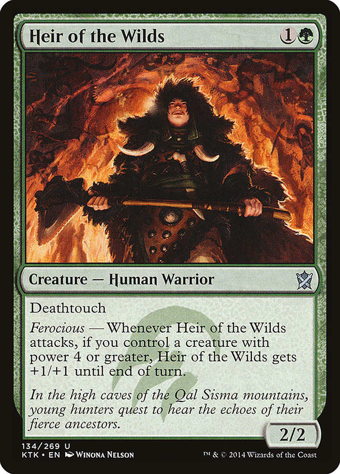 Heir of the Wilds [Khans of Tarkir] | Card Citadel