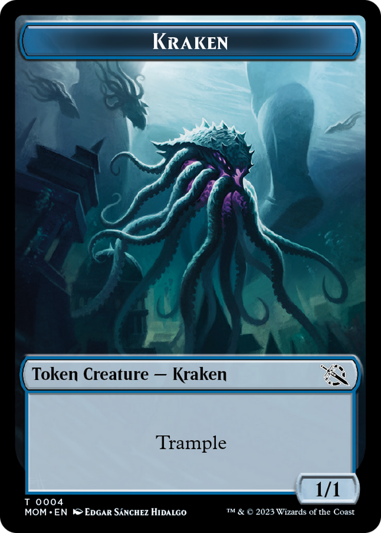 Kraken Token [March of the Machine Tokens] | Card Citadel