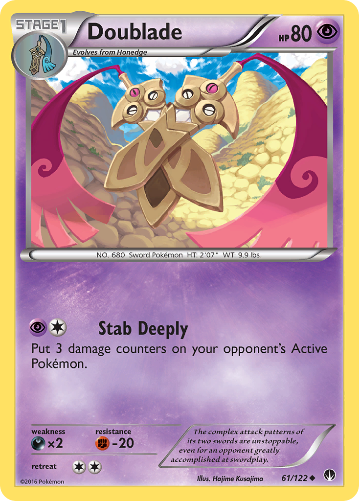 Doublade (61/122) [XY: BREAKpoint] | Card Citadel