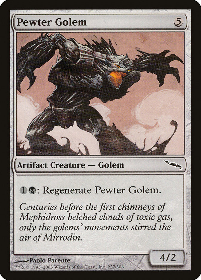 Pewter Golem [Mirrodin] | Card Citadel