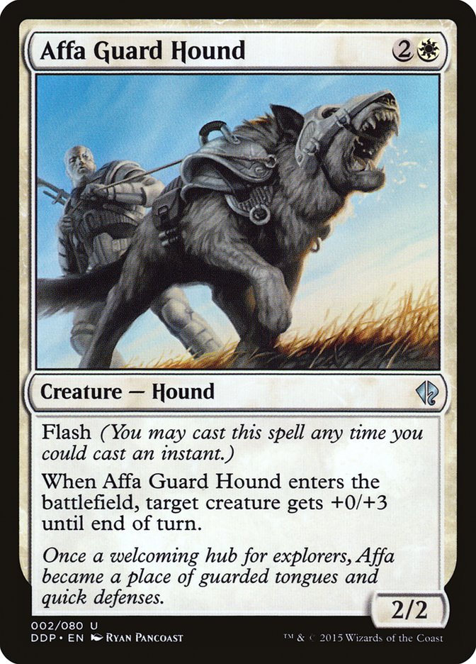 Affa Guard Hound [Duel Decks: Zendikar vs. Eldrazi] | Card Citadel