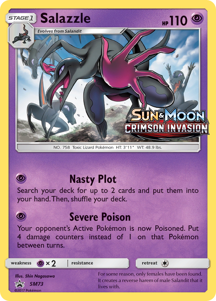 Salazzle (SM73) [Sun & Moon: Black Star Promos] | Card Citadel