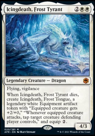 Icingdeath, Frost Tyrant (Promo Pack) [Dungeons & Dragons: Adventures in the Forgotten Realms Promos] | Card Citadel