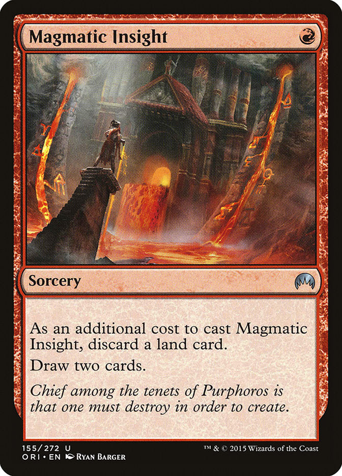 Magmatic Insight [Magic Origins] | Card Citadel