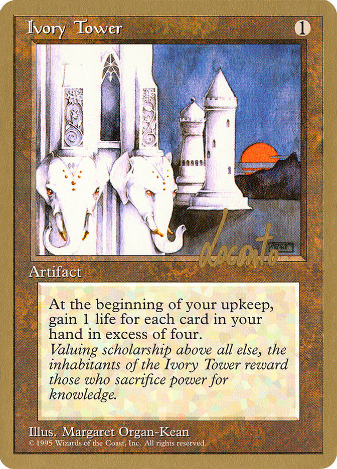 Ivory Tower (Michael Loconto) [Pro Tour Collector Set] | Card Citadel