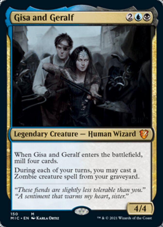 Gisa and Geralf [Innistrad: Midnight Hunt Commander] | Card Citadel