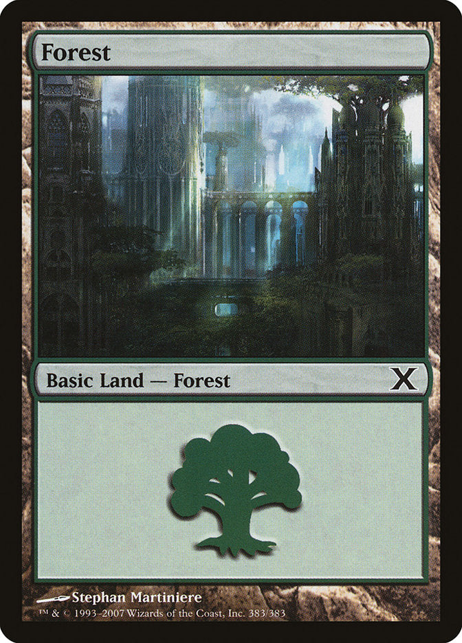 Forest (383) [Tenth Edition] | Card Citadel