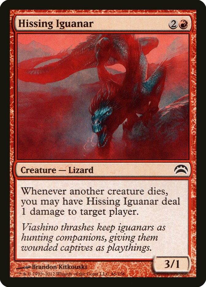 Hissing Iguanar [Planechase 2012] | Card Citadel