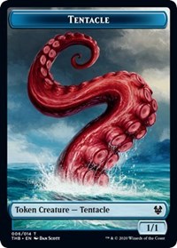 Tentacle // Satyr Double-sided Token [Theros Beyond Death Tokens] | Card Citadel