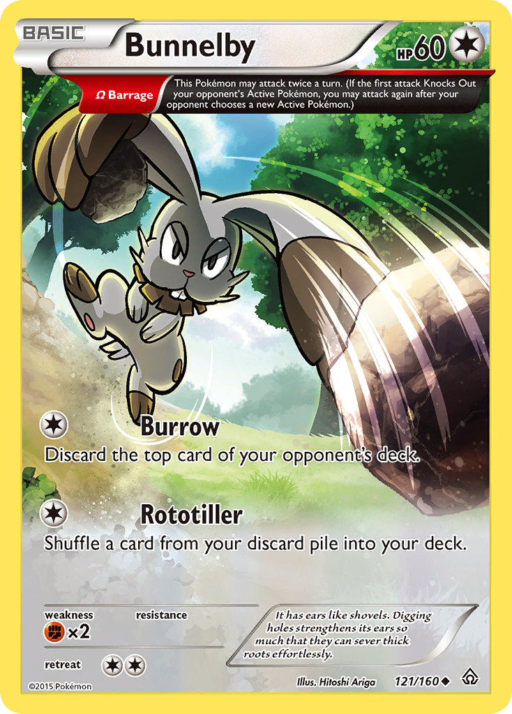 Bunnelby (121/160) [XY: Primal Clash] | Card Citadel