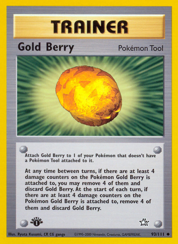 Gold Berry (93/111) [Neo Genesis 1st Edition] | Card Citadel