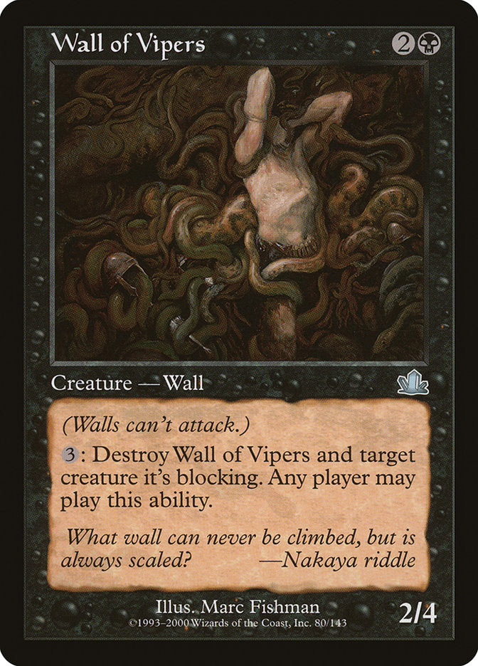 Wall of Vipers [Prophecy] | Card Citadel