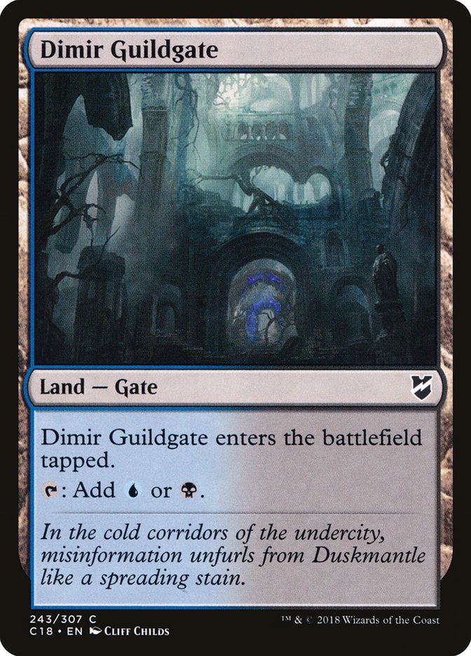 Dimir Guildgate [Commander 2018] | Card Citadel