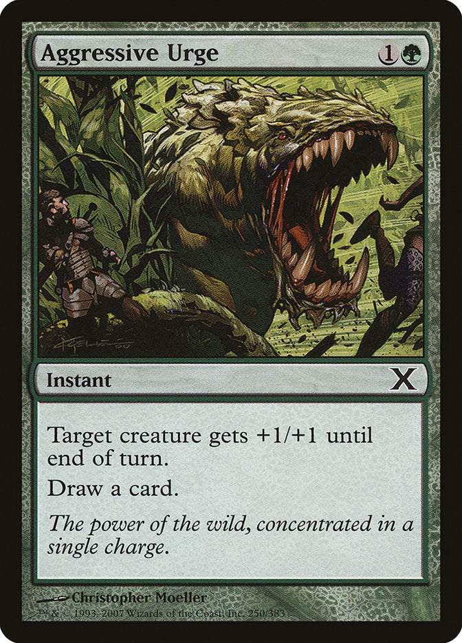 Aggressive Urge [Tenth Edition] | Card Citadel